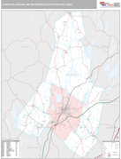 Lewiston-Auburn Metro Area Digital Map Premium Style